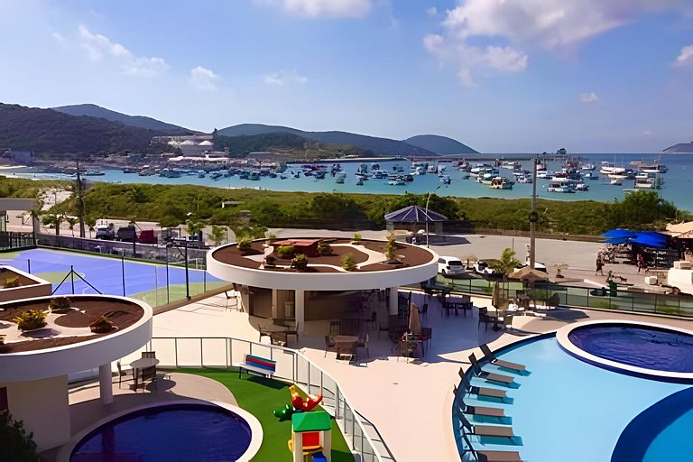 Apartamento 2 Quartos Frente à Praia em Arraial do Cabo