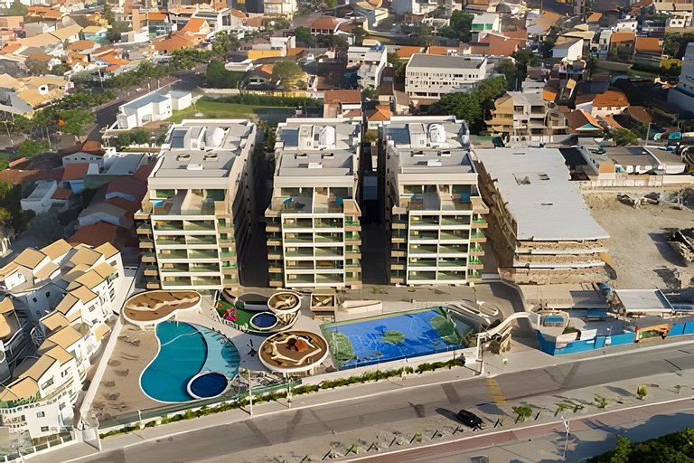 Apartamento 2 Quartos Frente à Praia em Arraial do Cabo