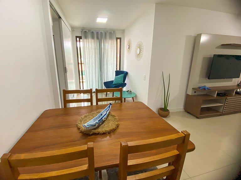 Apartamento 2 Quartos na Praia dos Anjos | 1 - 203 | Arraial
