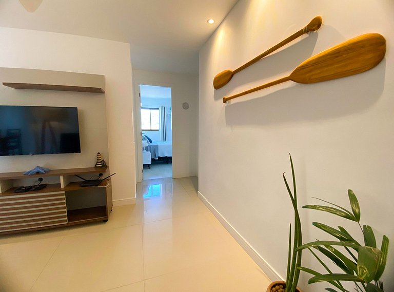 Apartamento 2 Quartos Frente à Praia em Arraial do Cabo