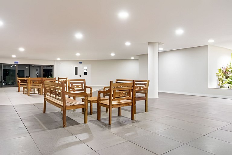 Charmoso apartamento beira mar na Praia dos Anjos