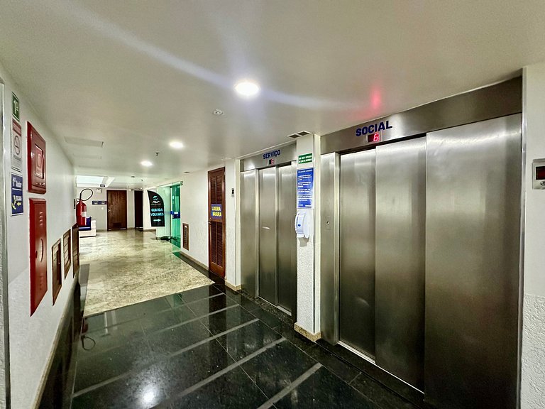 Loft bem equipado, a poucos passos da praia - 320