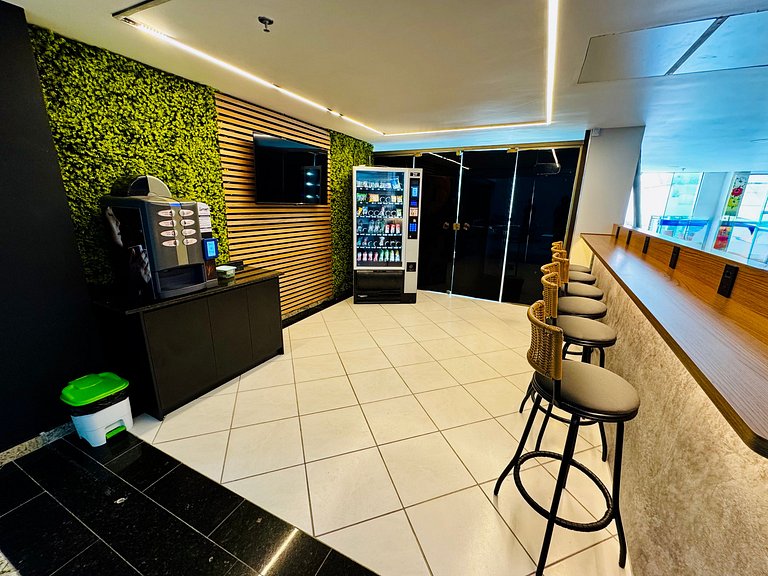 Loft bem equipado, a poucos passos da praia - 320